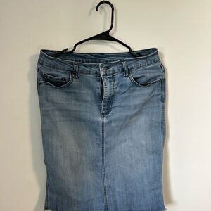 Blue Denim Skirt